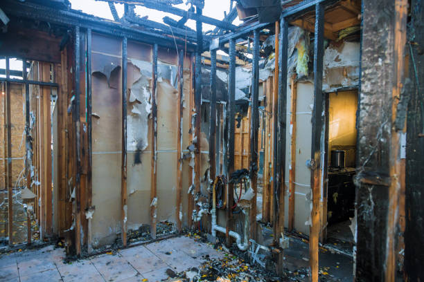 Professional Soot Cleanup technician working in Okmulgee, OK